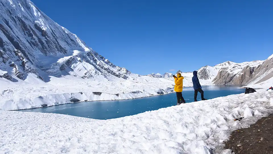 Worlds highest Altitude Lake Tilicho Manang