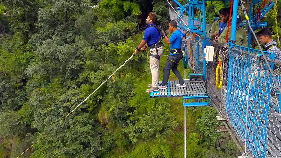 11 Adventurous Things to do in Nepal 5 Bungee Jumping-Adventurous Things to do in Nepal