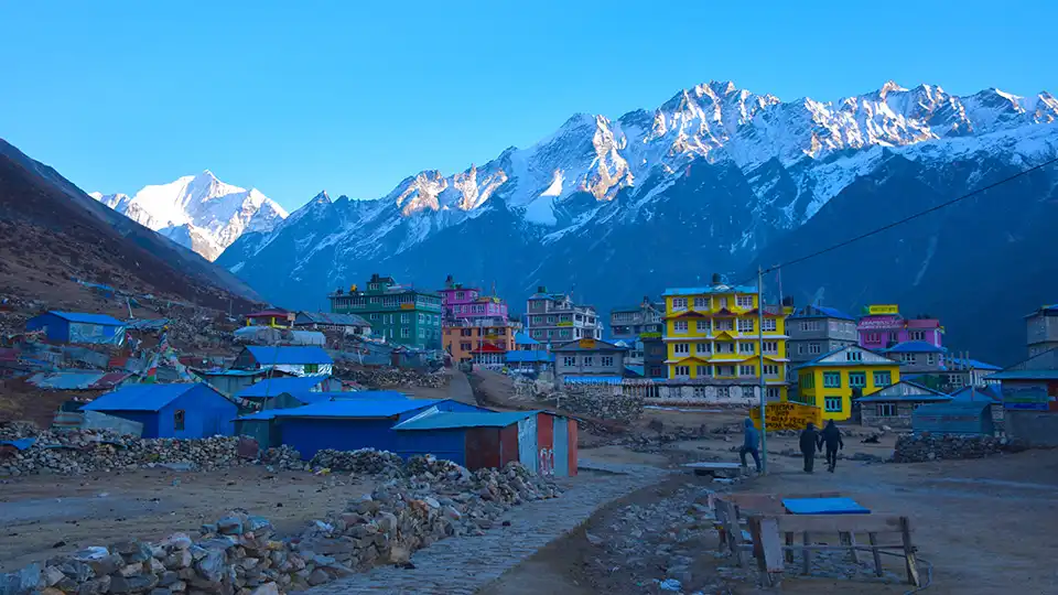 Langtang Kyanjun Village Trekkiing in Nepal