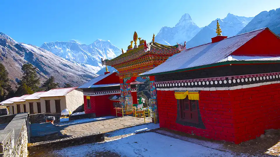 Everest Base Camp Trek in Spring 2 Tengboche Monastery-Everest Base Camp trek in spring