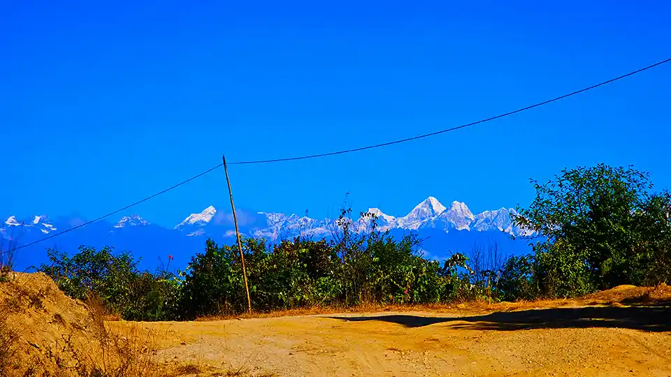 Landscape From Nagarkot of Nepal