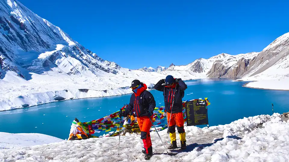 Mountain view from Tilicho Lake