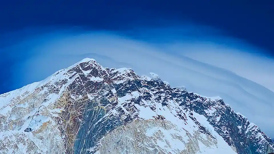 Nuptse From Dingboche to Lobuche Route