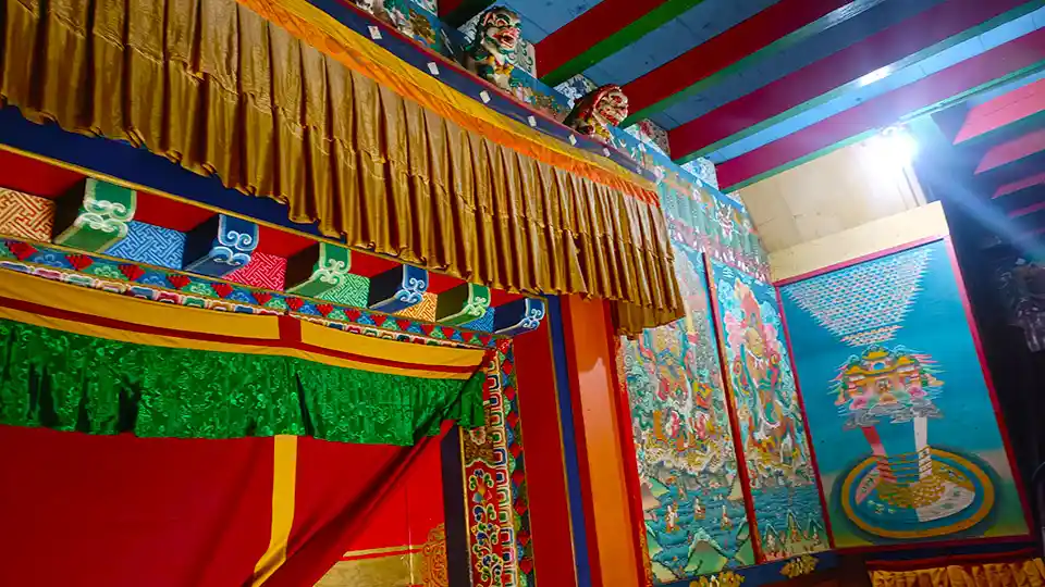 Thanka painting in Tengboche Monastery