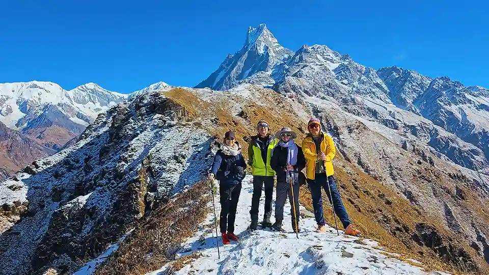Mardi Himal High Camp Close-up View
