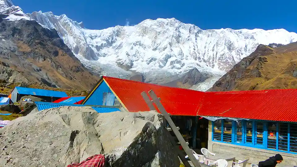 Annapurna I without Cloud Surrounding the top