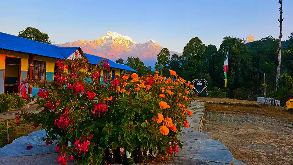 Mardi Himal Trek 4 Days 3 View From Deurali-mardi Himal Trek 4 Days