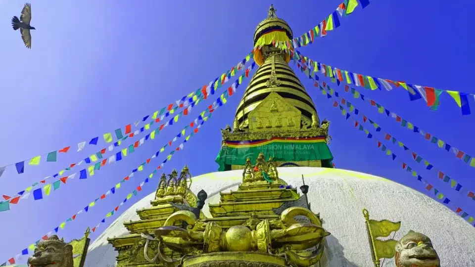 Sightseeing in Monkey Temple After Everest View Trek