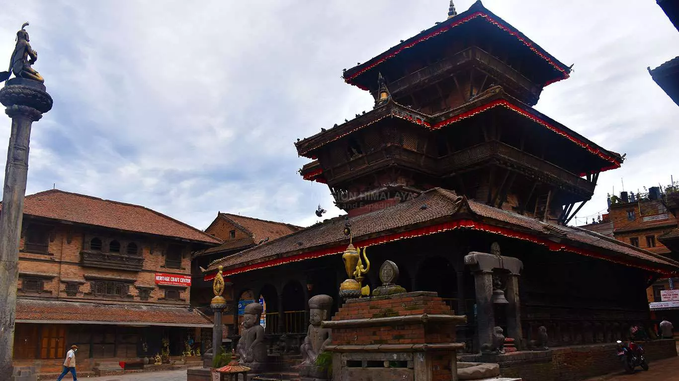 Classical Nepali style temple