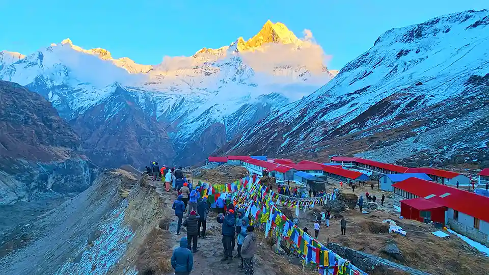 Sunset From South ABC Budget Trek