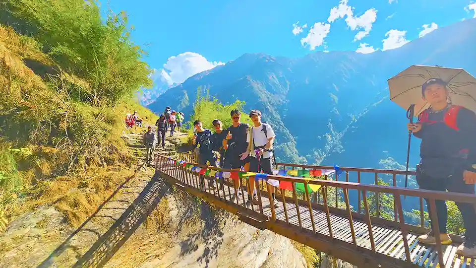 View From Sinuda During ABC Budget Trekking