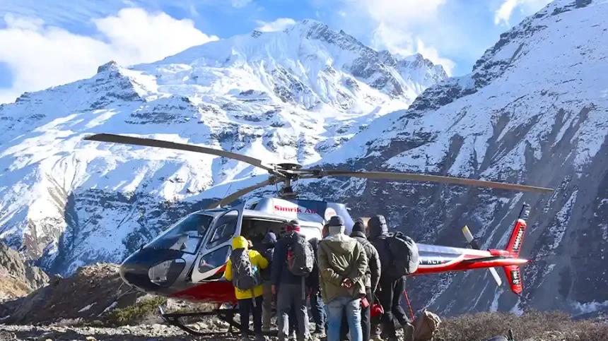 Exciting Helicopter tours in Nepal