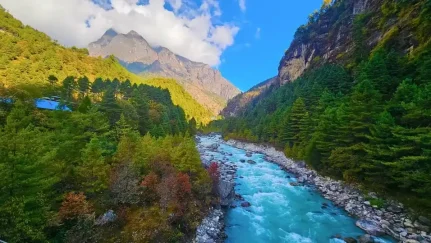 phakding to namche