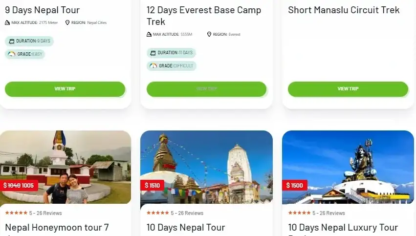 Travel Package to Nepal