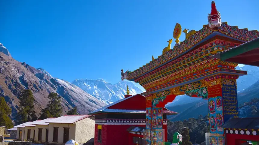 Exploring Tengboche Monastery